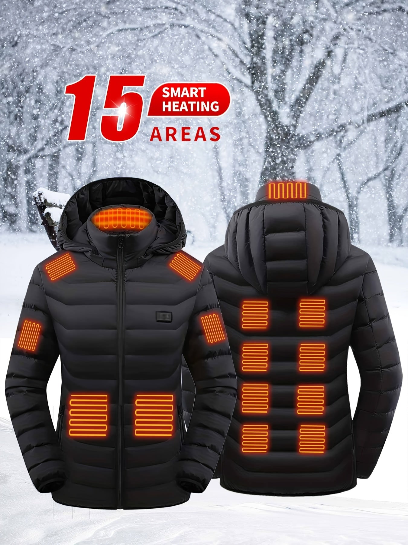 Veste Chauffante Femme - 3 Niveau De Chauffage