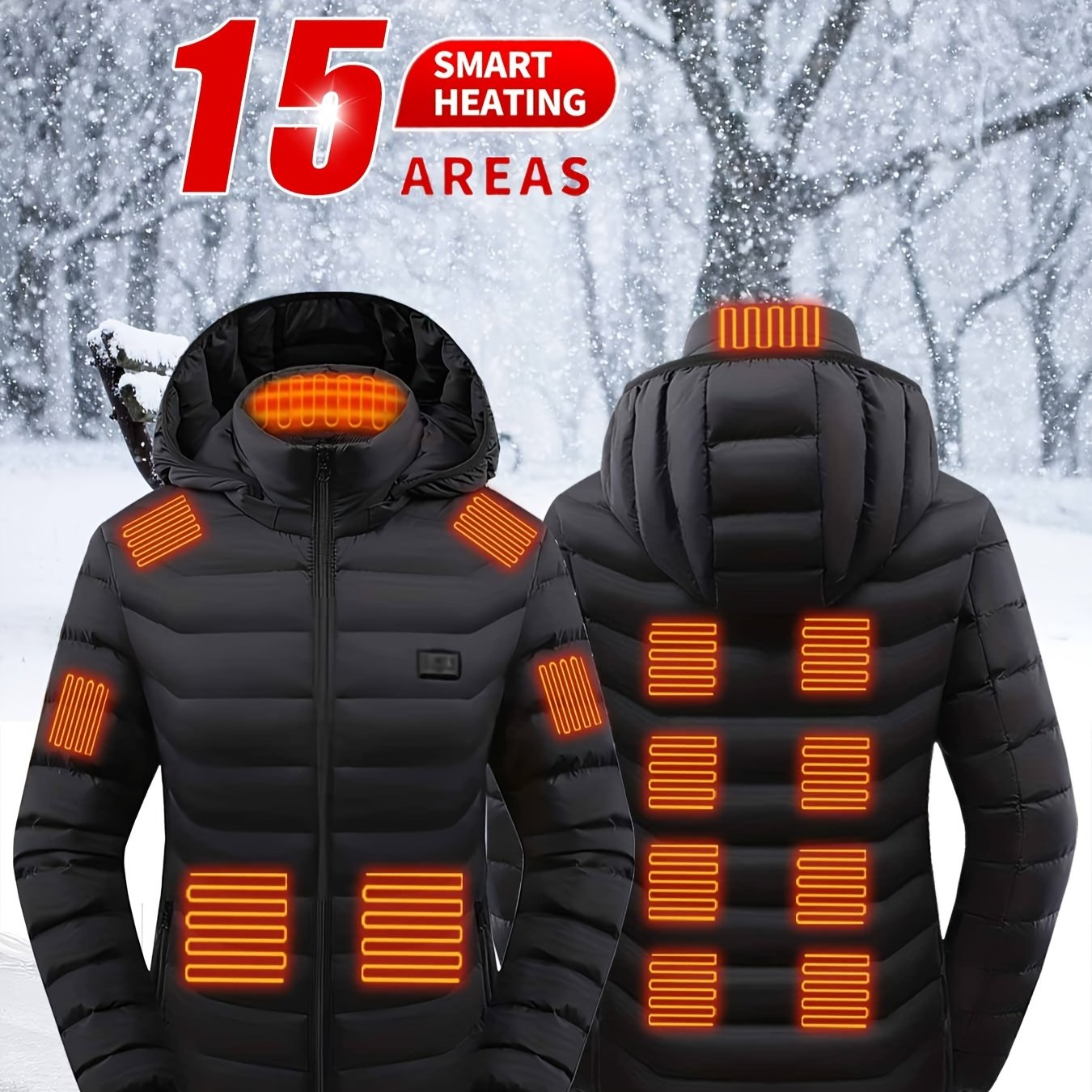 Veste Chauffante Femme - 3 Niveau De Chauffage